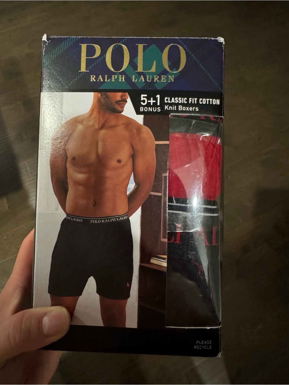 Polo Ralph Lauren Men's 5+1 Free Bonus Pack Classic-Fit Cotton Boxer Briefs